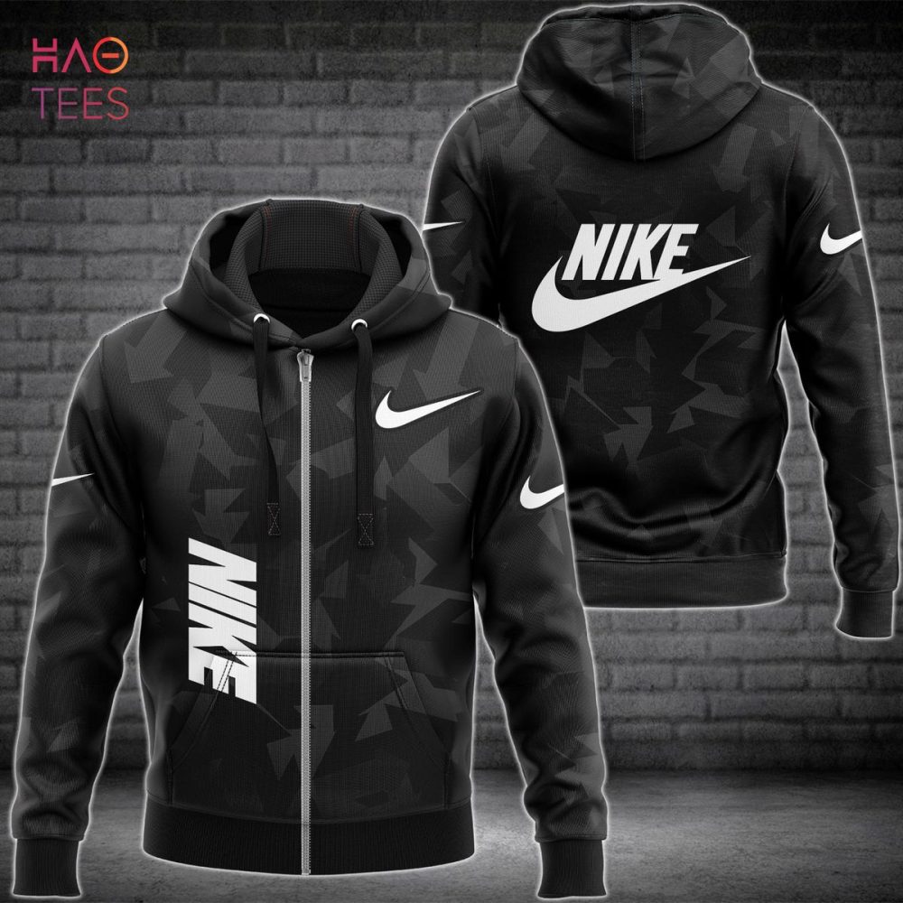Nike Dark Color Mix White Logo Luxury Hoodie Limited Edition