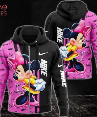Nike Pink Mix Black Luxury 3D Hoodie Limited Edition