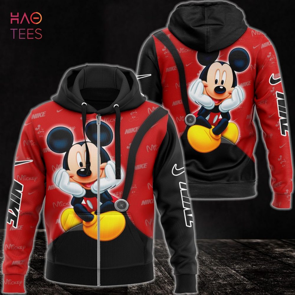 Nike Red Mix Black Luxury 3D Hoodie Limited Edition