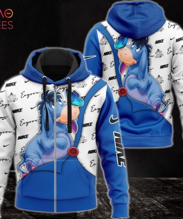 Nike Eeyore Luxury 3D Hoodie Limited Edition