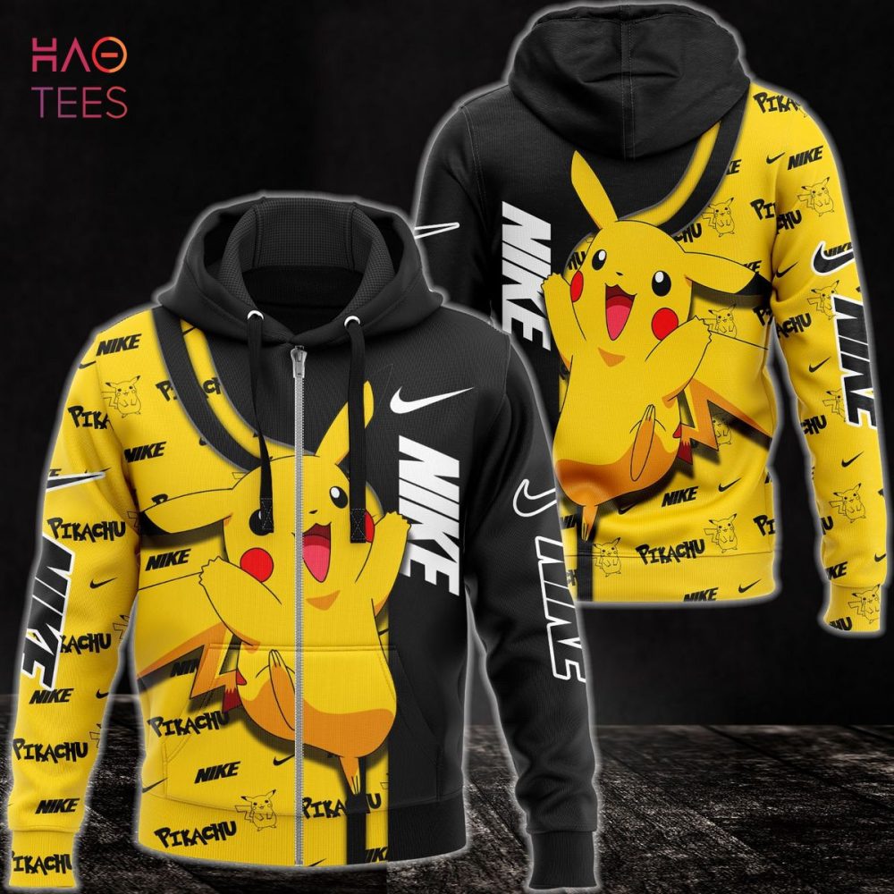 Nike Pikachu Luxury 3D Hoodie Pod Design