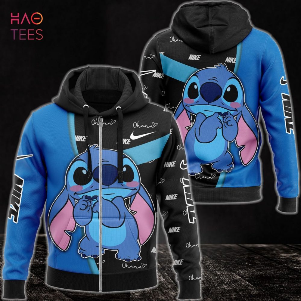 Nike Blue Mix Black Stitch Luxury 3D Hoodie Limited Edition