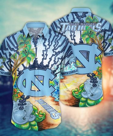 North Carolina Tar Heels Ncaa Hawaiian Shirt Air Conditioningtime Aloha Shirt