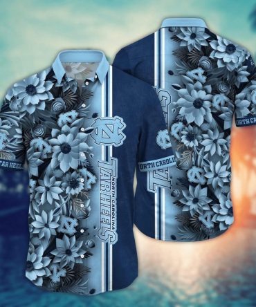 North Carolina Tar Heels Ncaa Hawaiian Shirt Custom Vacation Spots Aloha Shirt