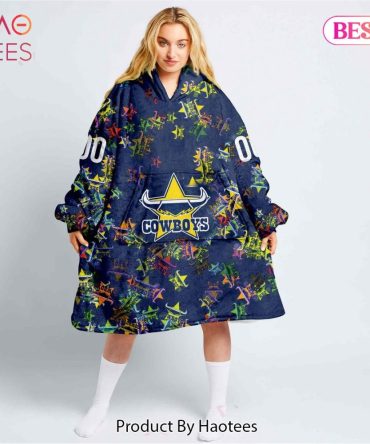 North Queensland Cowboys Special Logo Design _Oodie, Flanket, Blanket Hoodie, Snuggie