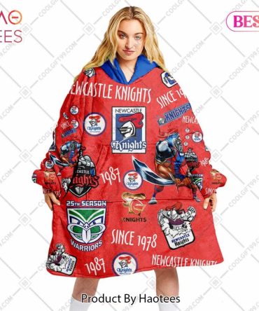 Nrl Newcastle Knights Season Logo Flanket, Blanket Hoodie, Snuggie
