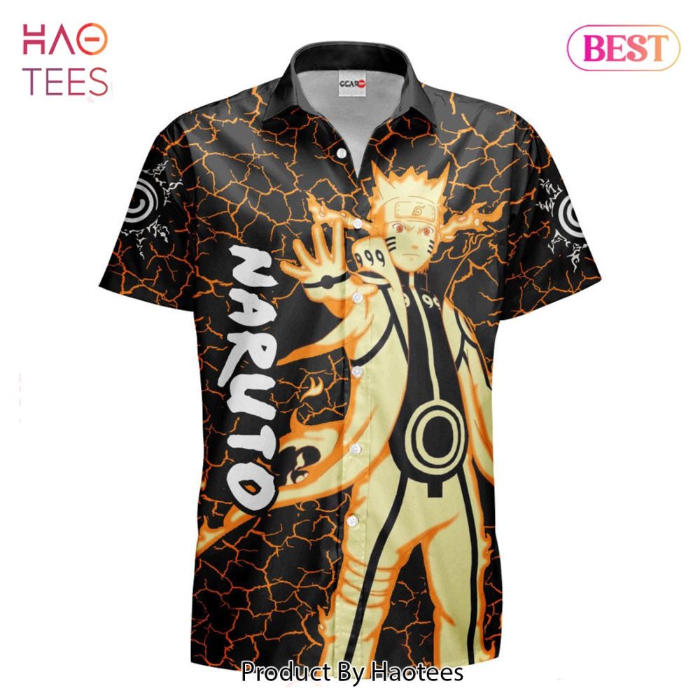 Nrt Uzumaki Bijuu Hawaiian Shirts Custom Anime Merch Clothes For Men Women - Image 2