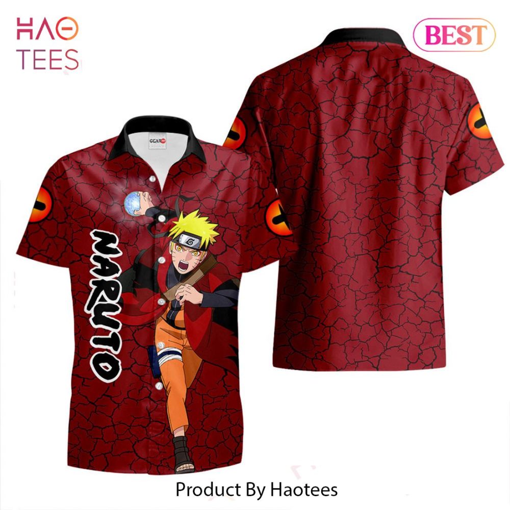 Nrt Uzumaki Sage Hawaiian Shirts Custom Anime Merch Clothes For Men Women