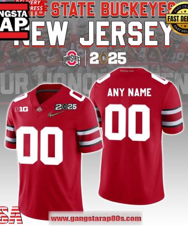 Ohio State Buckeyes New Uniform 2025 Special Edition Red Football Jersey