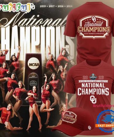 Oklahoma Sooners Champion 2026 Ncaa Women'S Gymnastics National Champions Limited T Shirt
