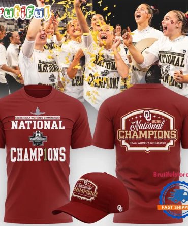 Oklahoma Sooners Champion 2026 Ncaa Women'S Gymnastics National Champions New Design 3D Shirt