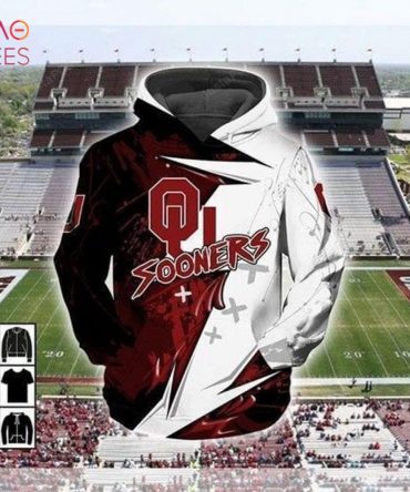 Oklahoma Sooners For Football 3D Hoodie All Over Print