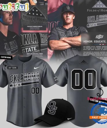 Oklahoma State Cowboys Baseball Salute To Service 2026 Limited Edition Classic Jersey Shirt