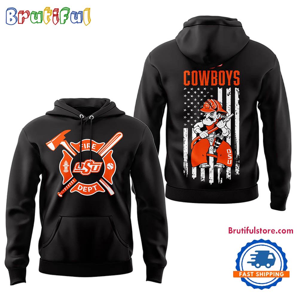 Oklahoma State Cowboys Baseball X Firefighters 2026 Limited Edition Hoodie