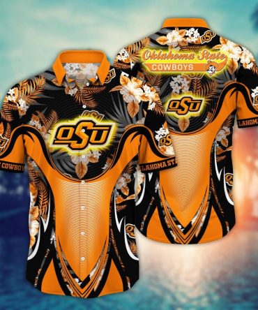 Oklahoma State Cowboys Ncaa Hawaiian Shirt Camping Aloha Shirt