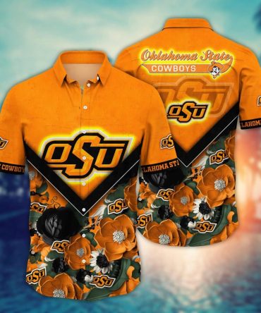 Oklahoma State Cowboys Ncaa Hawaiian Shirt Custom Vacation Aloha Shirt