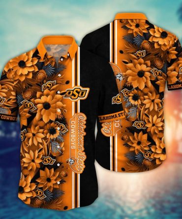 Oklahoma State Cowboys Ncaa Hawaiian Shirt Custom Warm Season Aloha Shirt