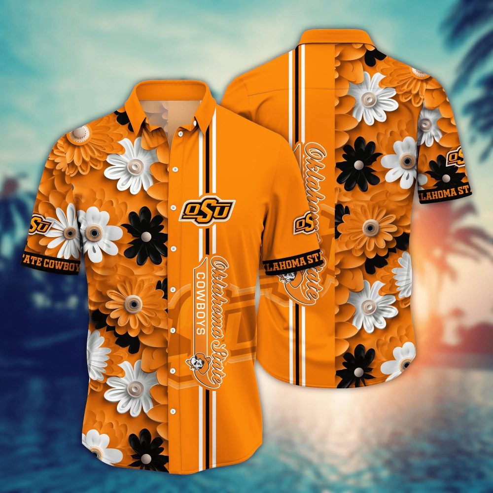 Oklahoma State Cowboys Ncaa Hawaiian Shirt Long Days Aloha Shirt