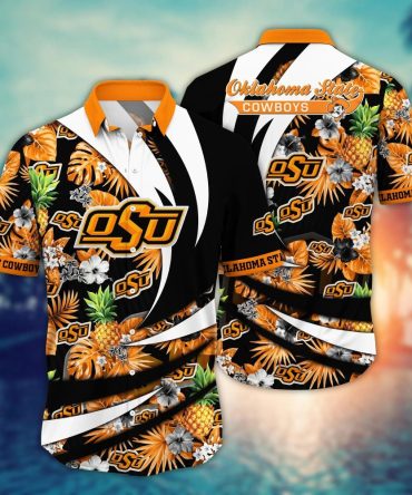 Oklahoma State Cowboys Ncaa Hawaiian Shirt Pool Days Aloha Shirt
