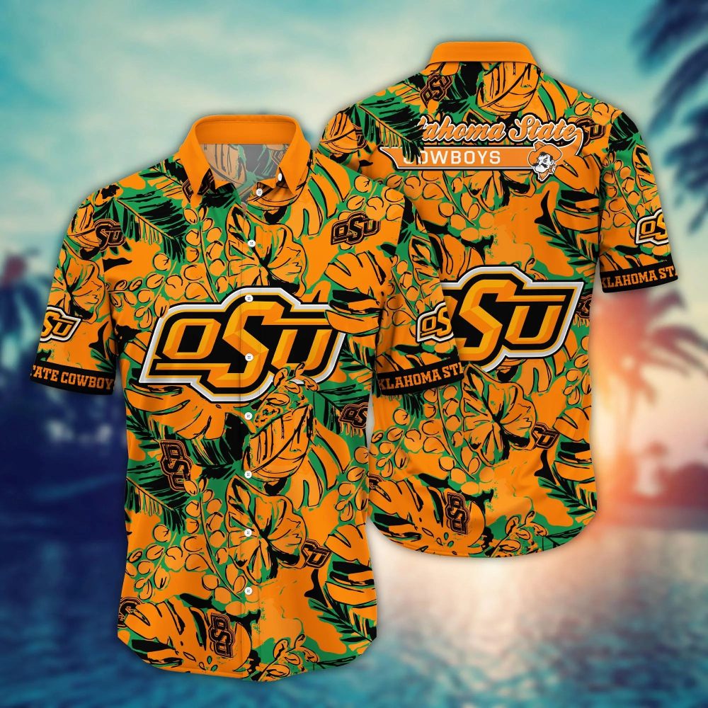 Oklahoma State Cowboys Ncaa Hawaiian Shirt Sunsets Aloha Shirt