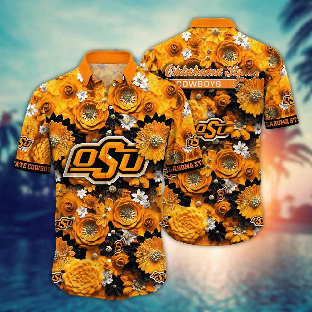 Oklahoma State Cowboys Ncaa Hawaiian Shirt Trending For This Summer Customize Shirt Any Team