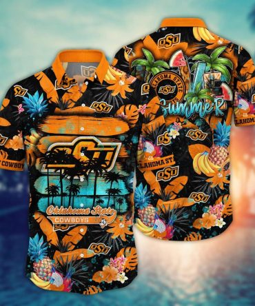 Oklahoma State Cowboys Ncaa Hawaiian Shirt Watermelonstime Aloha Shirt