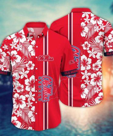 Ole Miss Rebels Ncaa Hawaiian Shirt Beach Seasontime Aloha Shirt