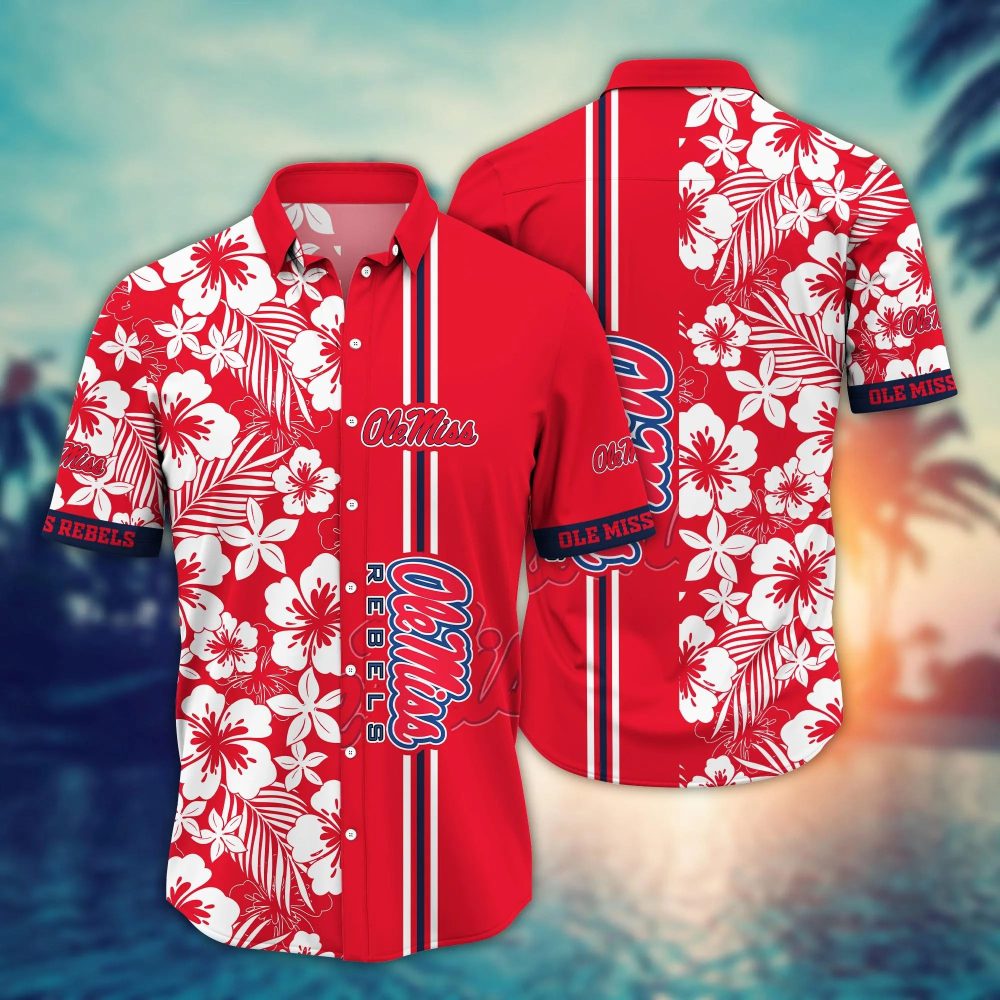 Ole Miss Rebels Ncaa Hawaiian Shirt Beach Seasontime Aloha Shirt