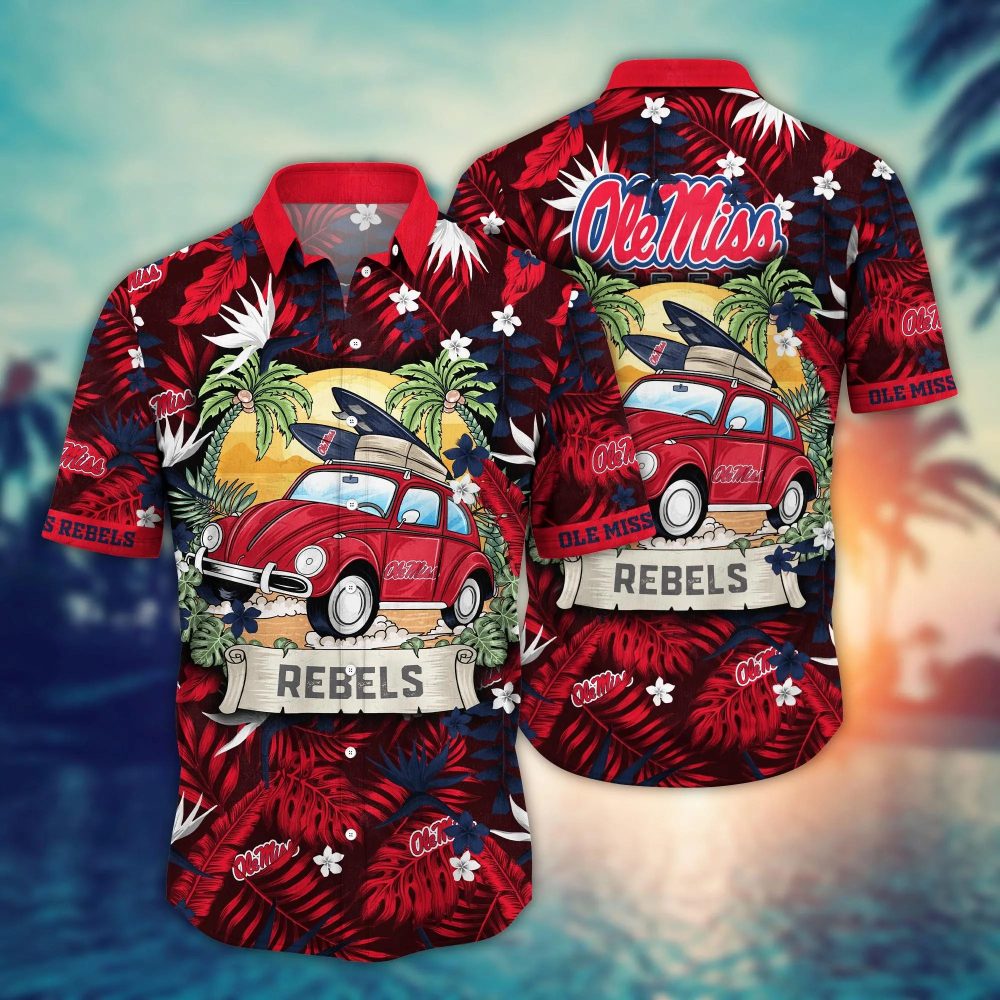 Ole Miss Rebels Ncaa Hawaiian Shirt Campingtime Aloha Shirt