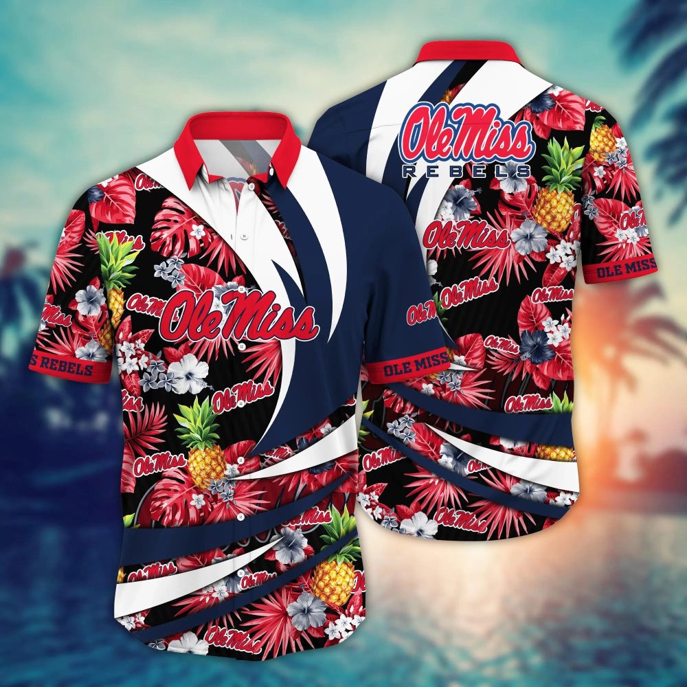 Ole Miss Rebels Ncaa Hawaiian Shirt Hot Season Aloha Shirt