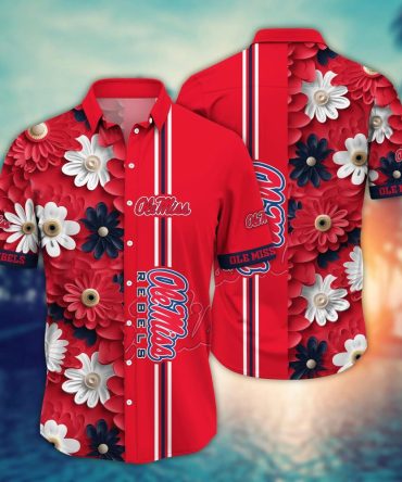 Ole Miss Rebels Ncaa Hawaiian Shirt Light-Filled Aloha Shirt