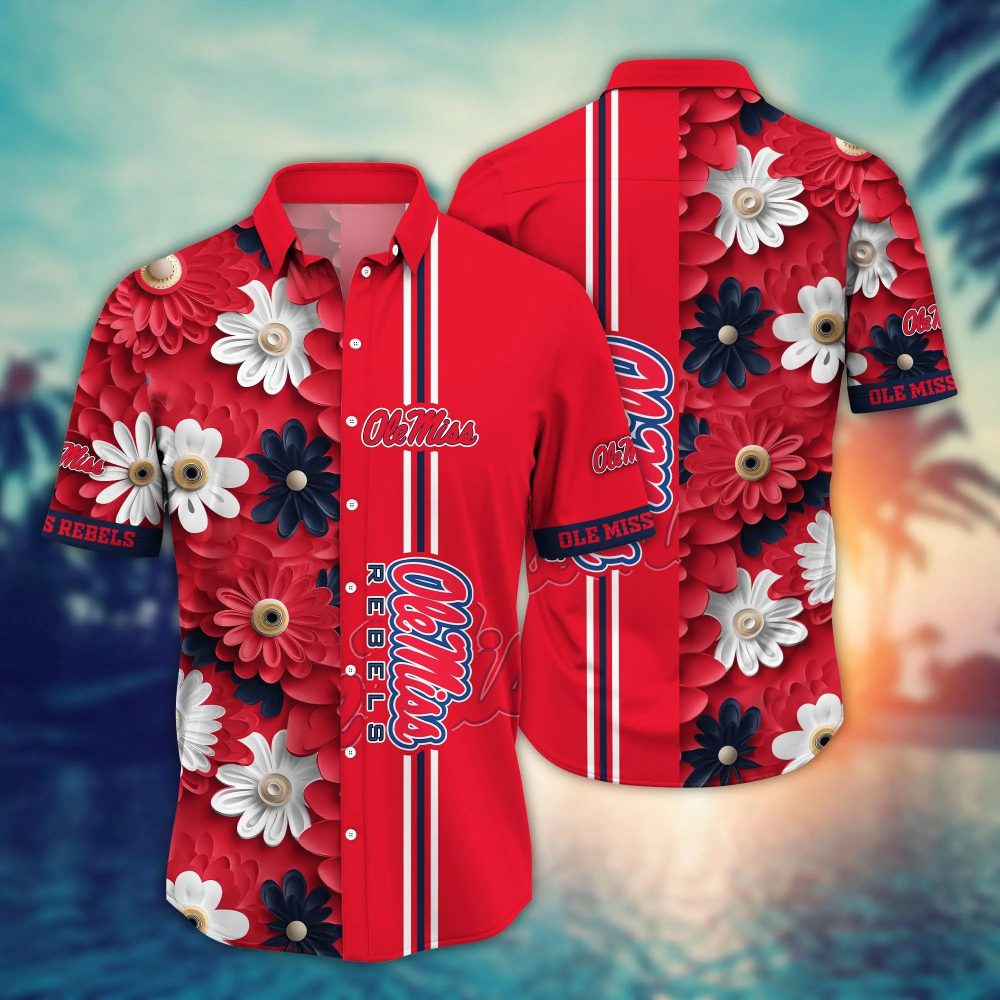 Ole Miss Rebels Ncaa Hawaiian Shirt Light-Filled Aloha Shirt