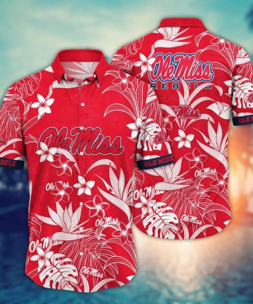 Ole Miss Rebels Ncaa Hawaiian Shirt Tanningtime Aloha Shirt