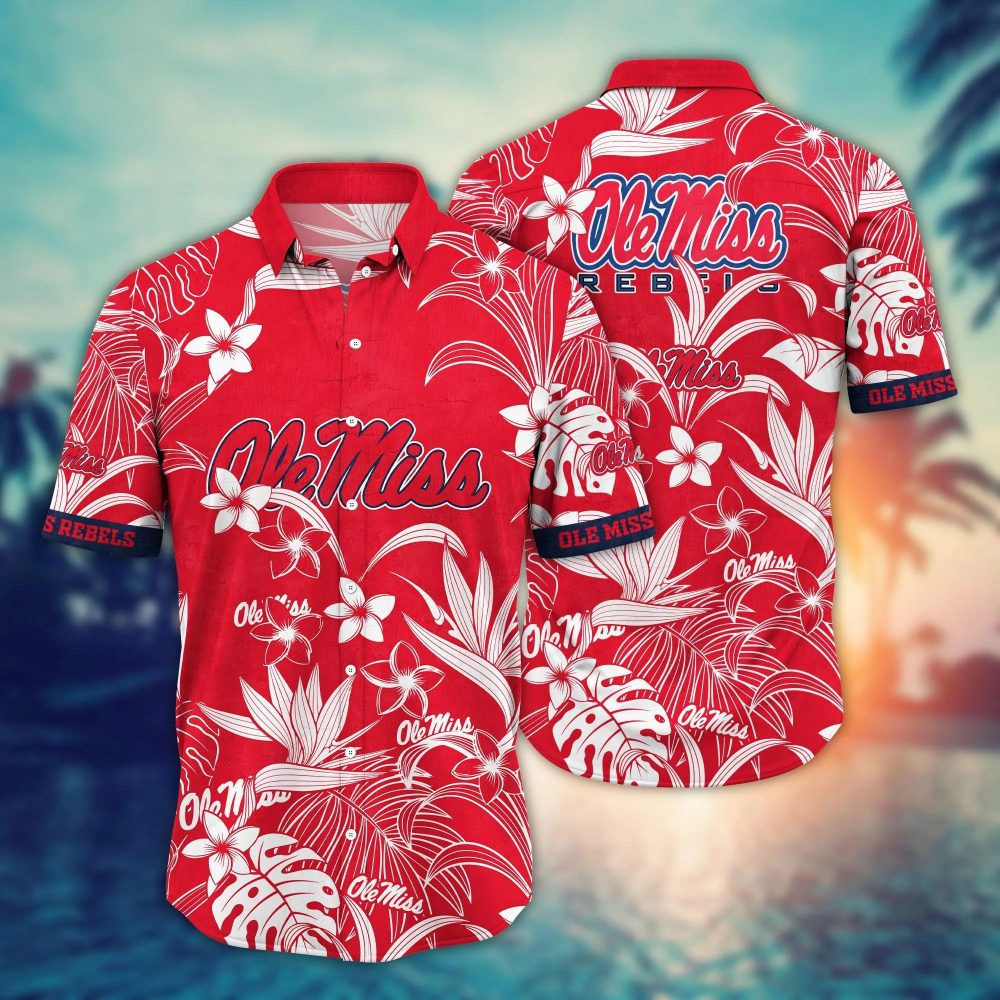 Ole Miss Rebels Ncaa Hawaiian Shirt Tanningtime Aloha Shirt