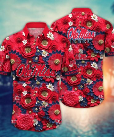 Ole Miss Rebels Ncaa Hawaiian Shirt Trending For This Summer Customize Shirt Any Team