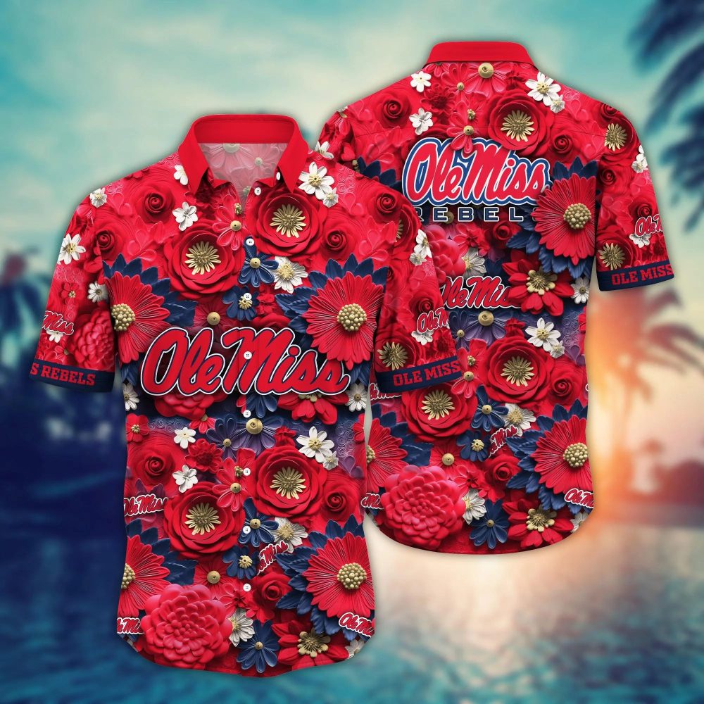 Ole Miss Rebels Ncaa Hawaiian Shirt Trending For This Summer Customize Shirt Any Team