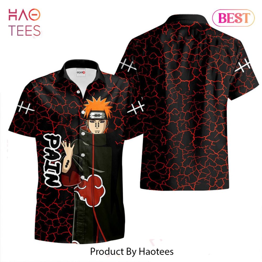 Pain Hawaiian Shirts Custom Anime Merch Clothes For Men Women