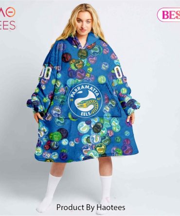 Parramatta Eels Special Logo Design _Oodie, Flanket, Blanket Hoodie, Snuggie