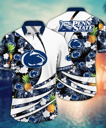 Penn State Nittany Lions Hawaiian Shirt Seaside Aloha Shirt