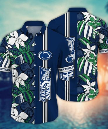 Penn State Nittany Lions Ncaa Hawaiian Shirt Beer Gardens Aloha Shirt