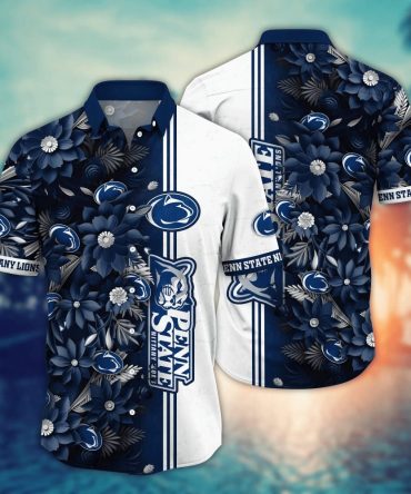 Penn State Nittany Lions Ncaa Hawaiian Shirt Custom Sea Breeze Aloha Shirt