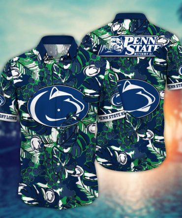 Penn State Nittany Lions Ncaa Hawaiian Shirt Hot Season Aloha Shirt