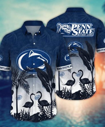 Penn State Nittany Lions Ncaa Hawaiian Shirt Midsummertime Aloha Shirt