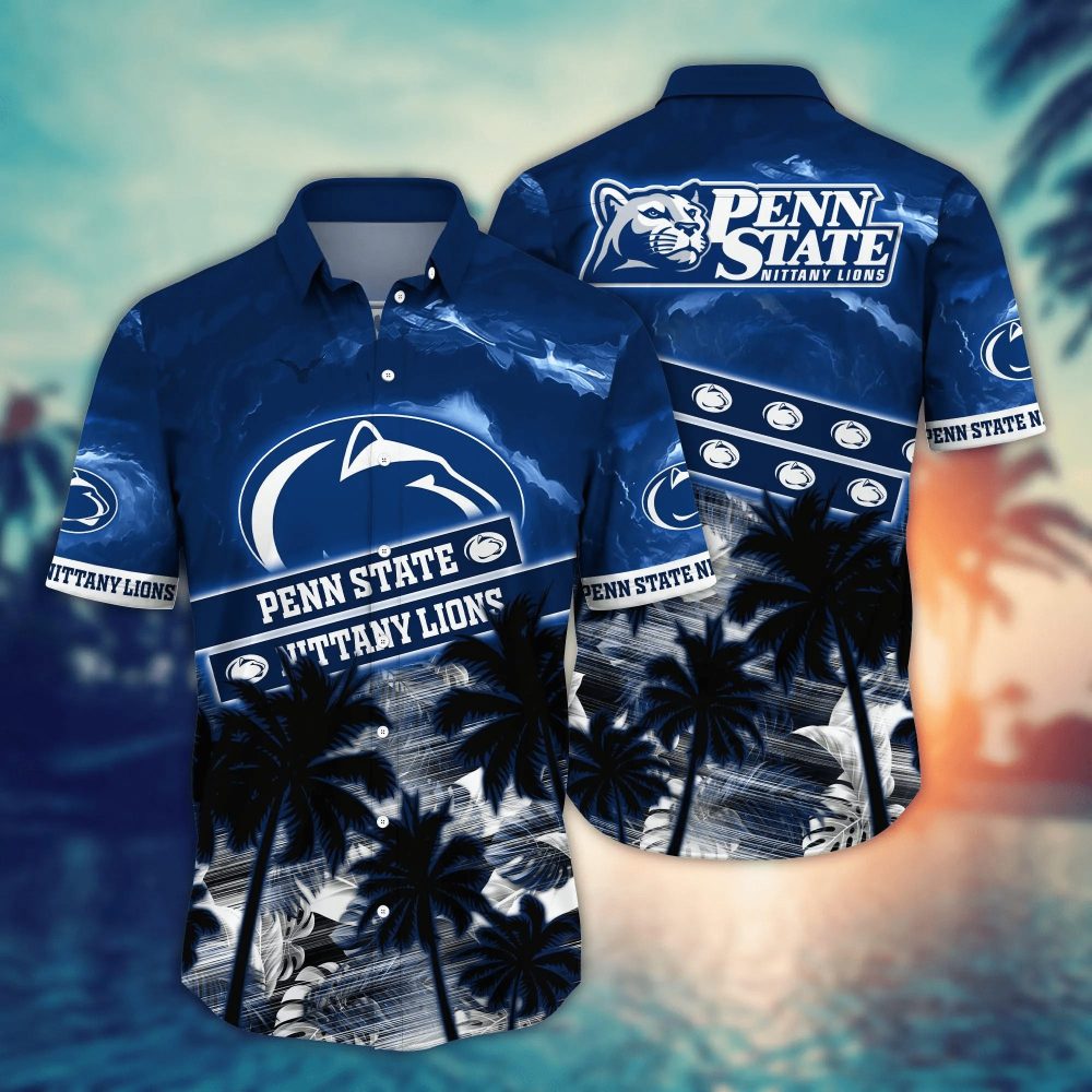 Penn State Nittany Lions Ncaa Hawaiian Shirt Seaside Aloha Shirt