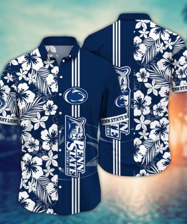 Penn State Nittany Lions Ncaa Hawaiian Shirt Sunburntime Aloha Shirt