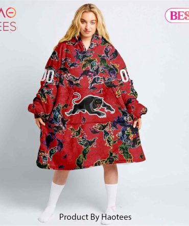 Penrith Panthers Special Logo Design _Oodie, Flanket, Blanket Hoodie, Snuggie