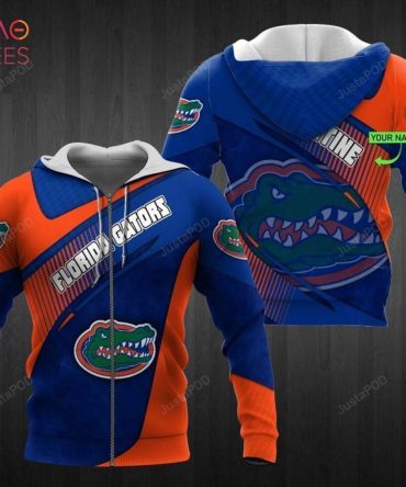 Personalized 3D Hoodie Florida Gators Custom Name 3D All Over Printed Hoodie