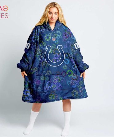 Personalized Afl Indianapolis Colts Oodie, Flanket, Blanket Hoodie, Snuggie