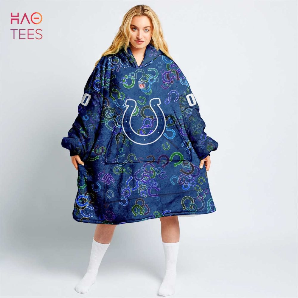 Personalized Afl Indianapolis Colts Oodie, Flanket, Blanket Hoodie, Snuggie