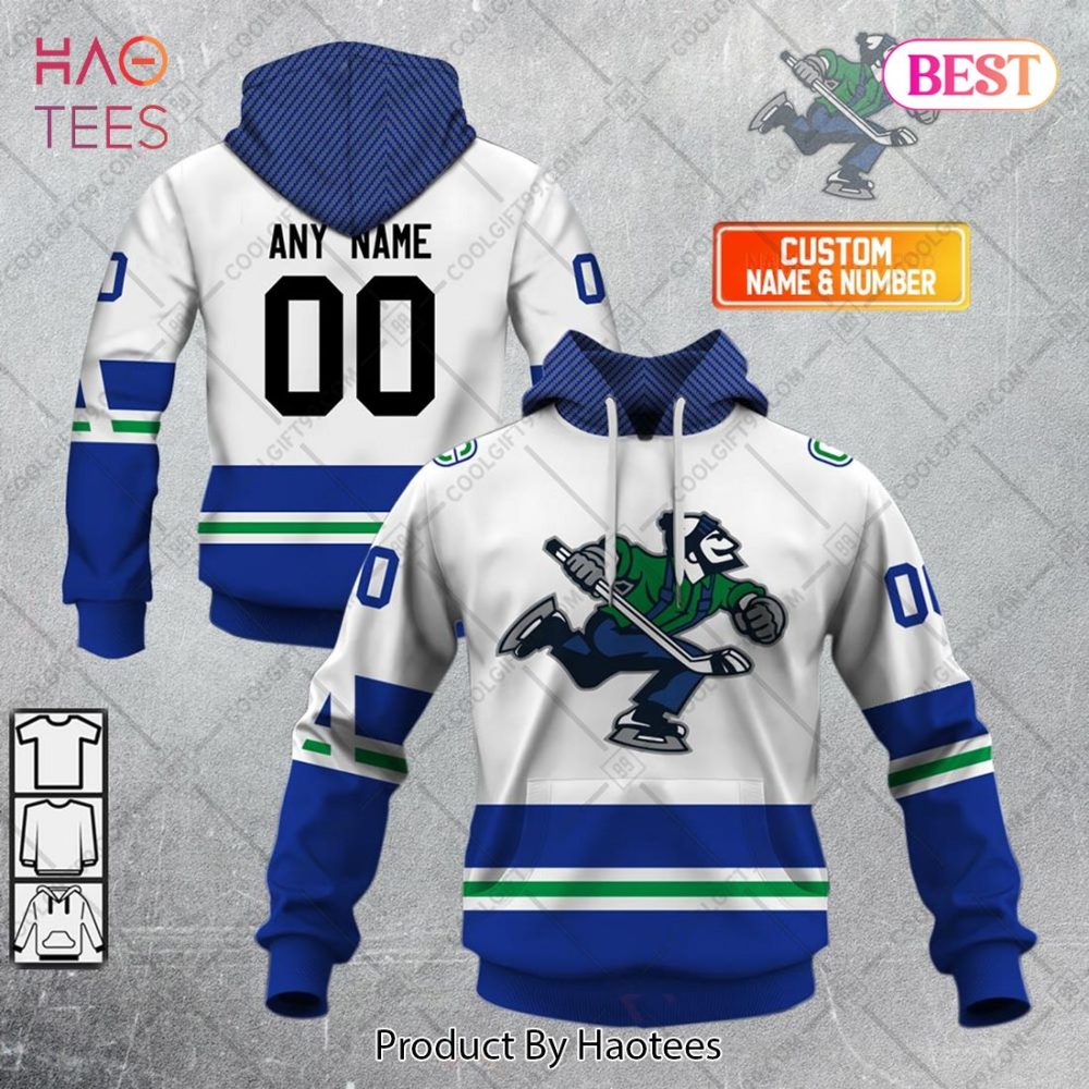 Personalized Ahl Abbotsford Canucks White Jersey Style Hoodie, T-Shirt, Zip Hoodie, Sweatshirt